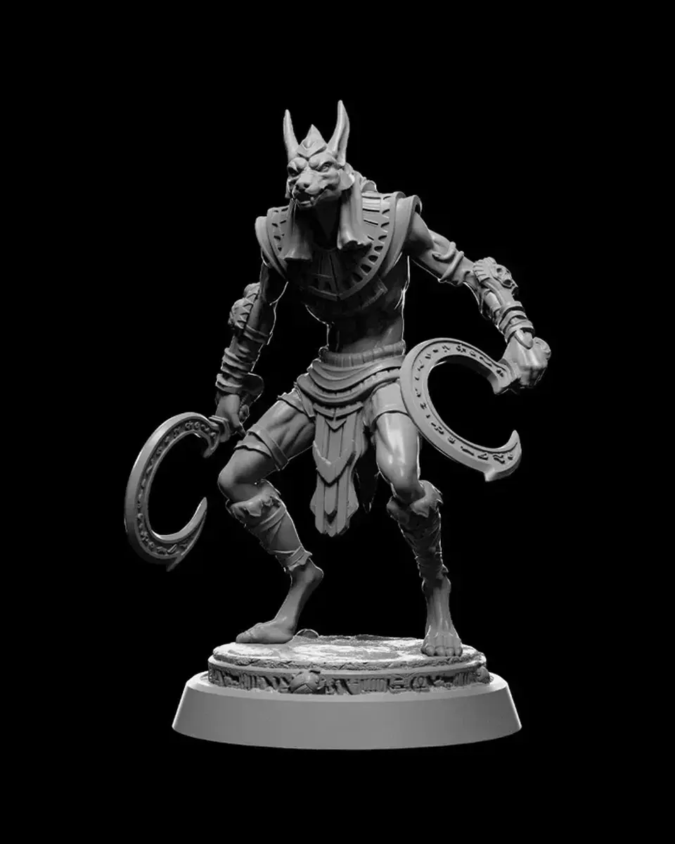 Jackal Warrior with Scythes