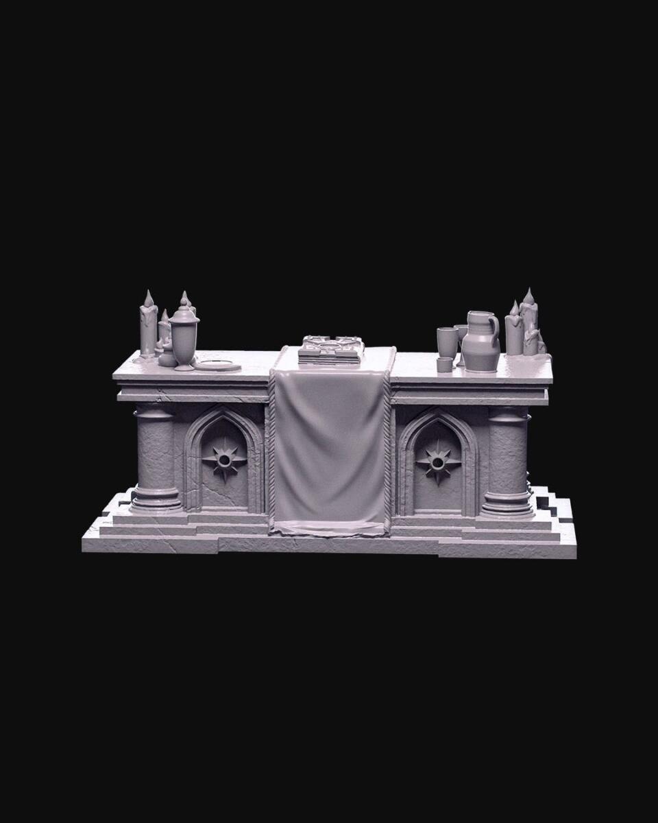 Medieval Abbey Props